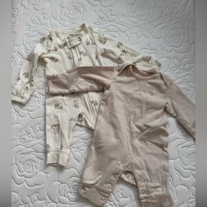Carter’s  cotton newborn sleepsuit jumpsuit 2-PK